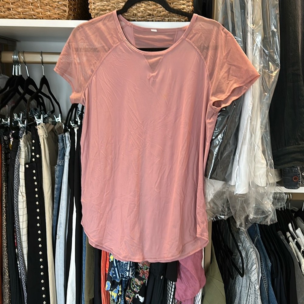 2/$20 Mesh Detail Lululemon Shirt